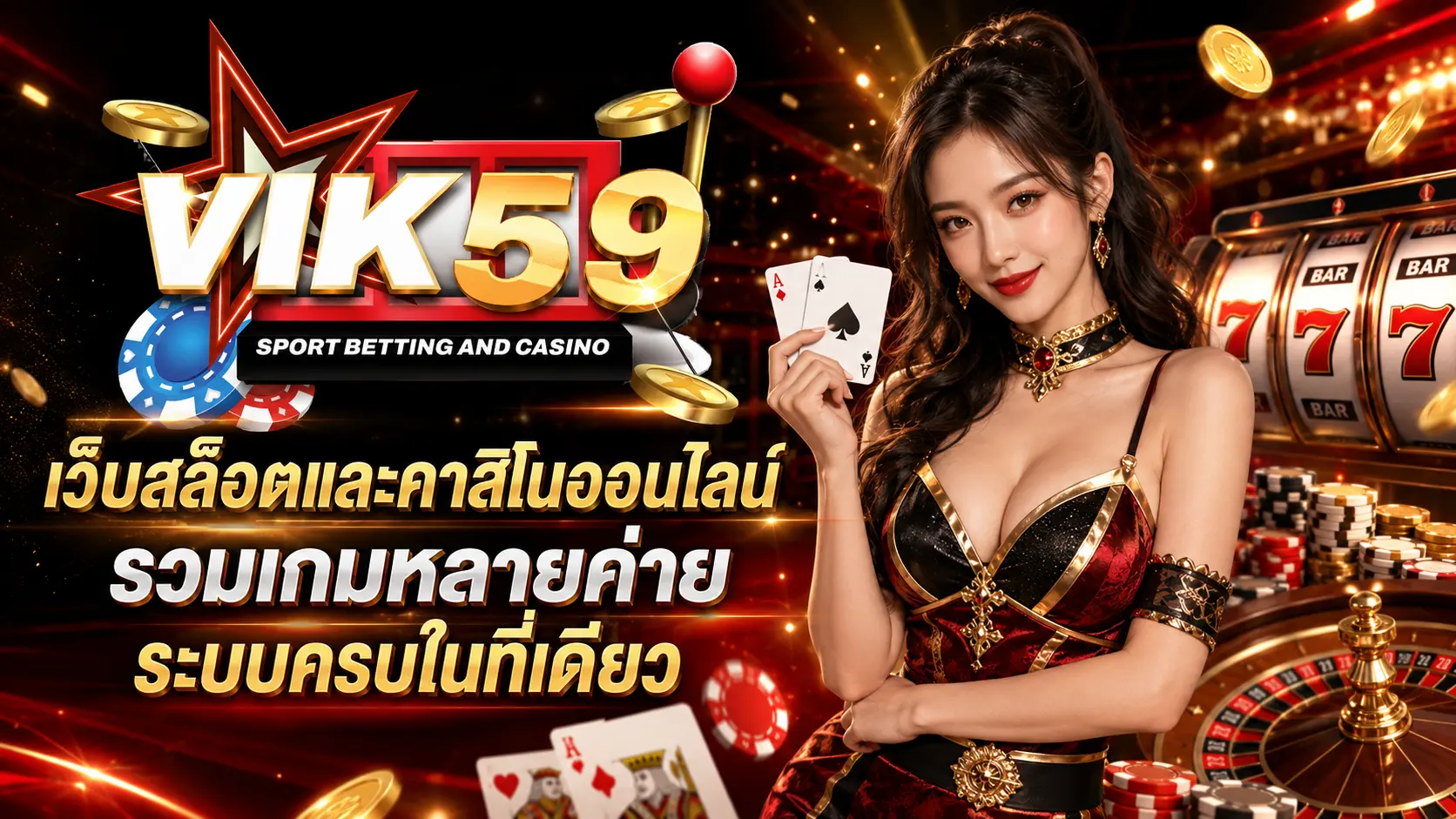 vik59 เว็บสล็อตและคาสิโนออนไลน์ รวมเกมหลายค่าย ระบบครบในที่เดียว