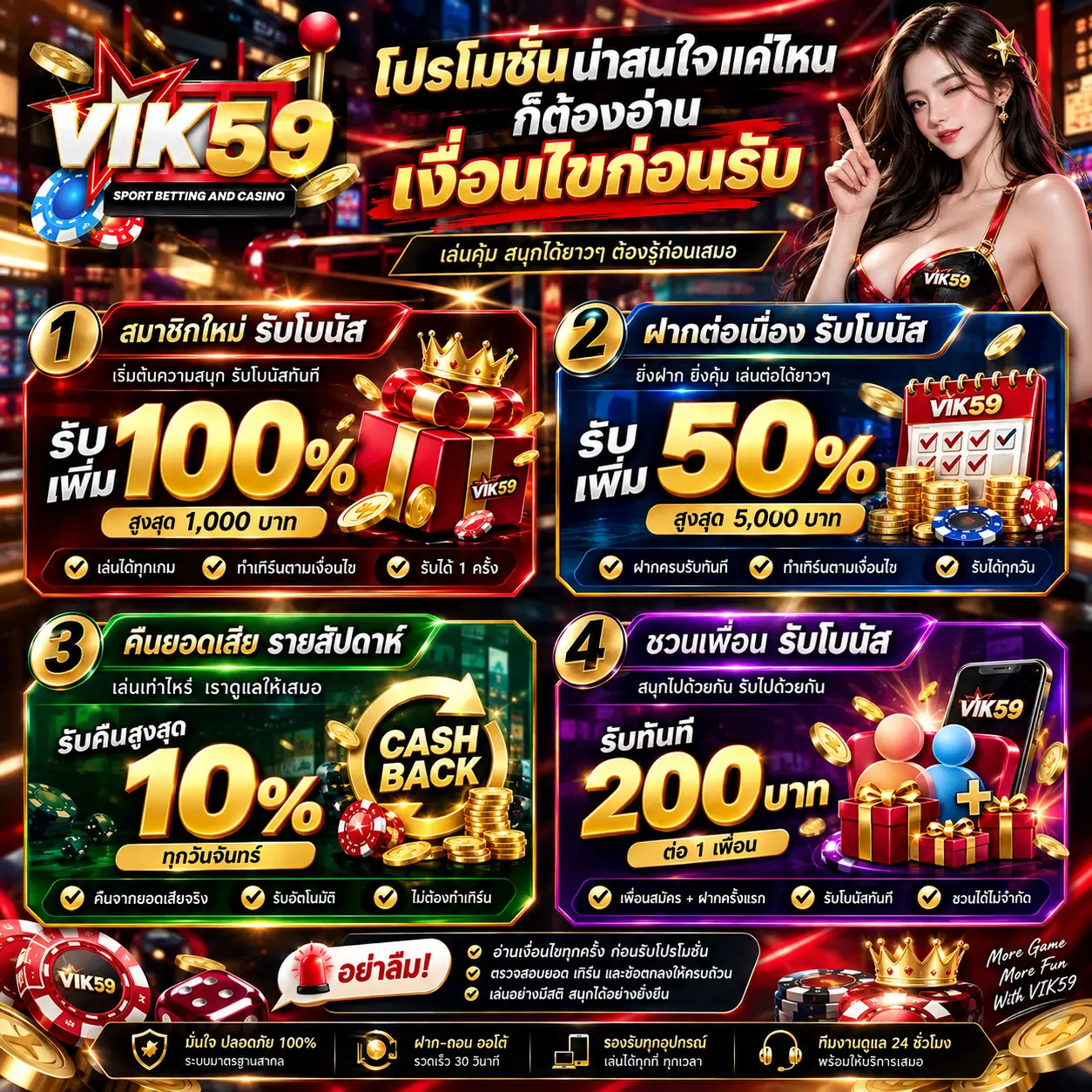 โปรโมชั่นน่าสนใจแค่ไหน ก็ต้องอ่านเงื่อนไขก่อนรับ